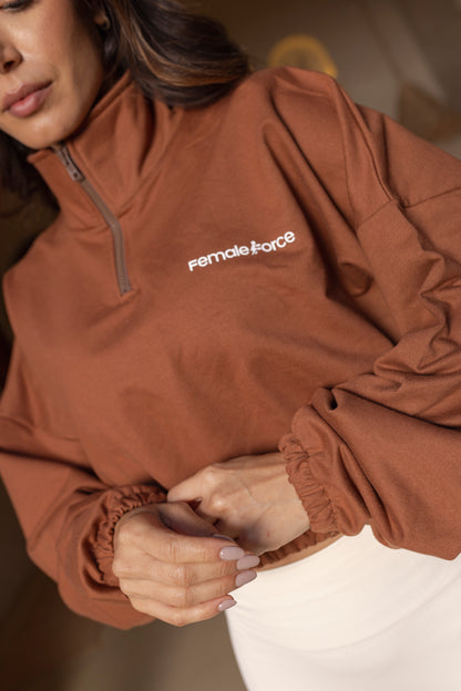 BLOOM HOODIE CHOCOLATE