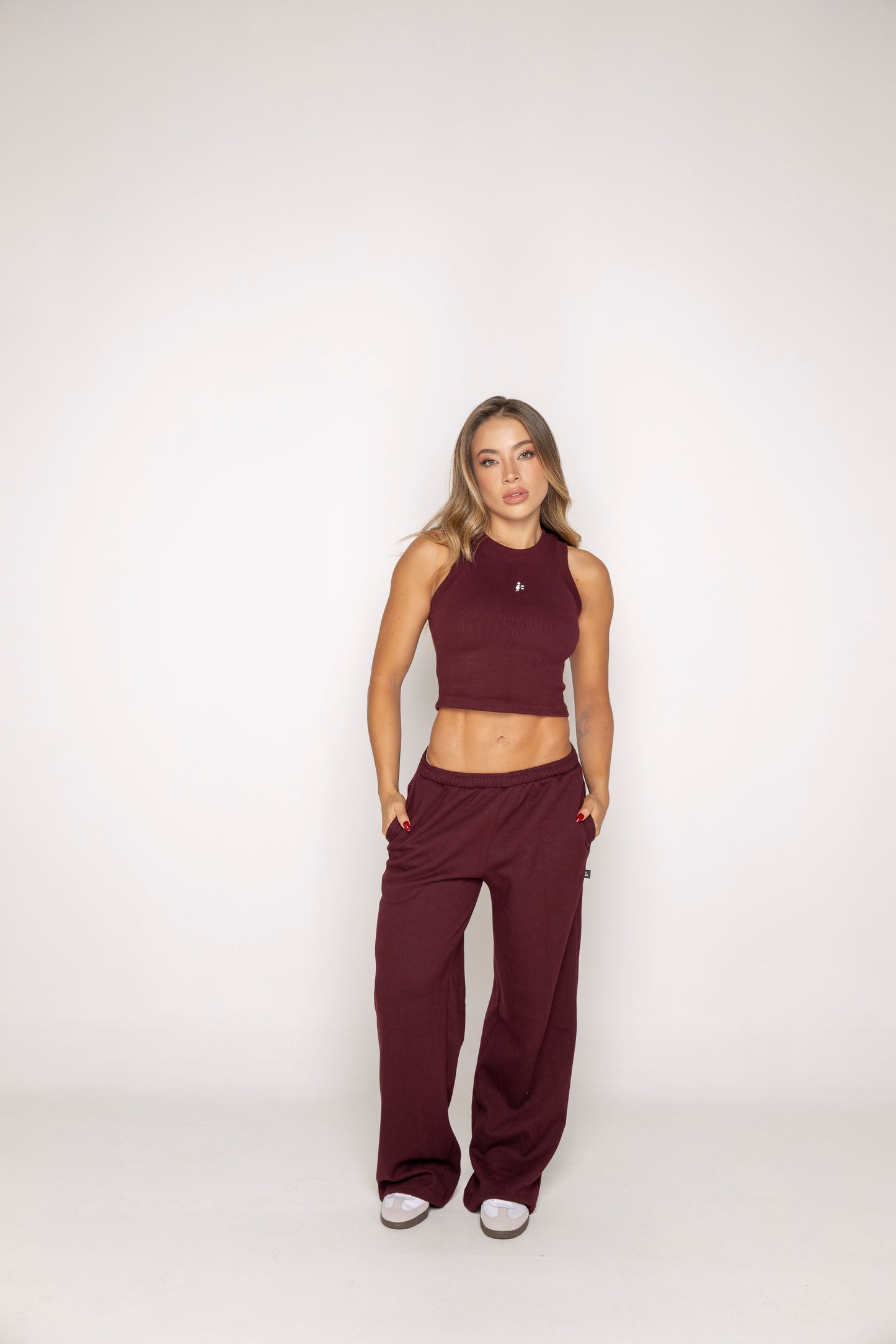 SUDADERA VELVET LOUNGE BURGUNDY