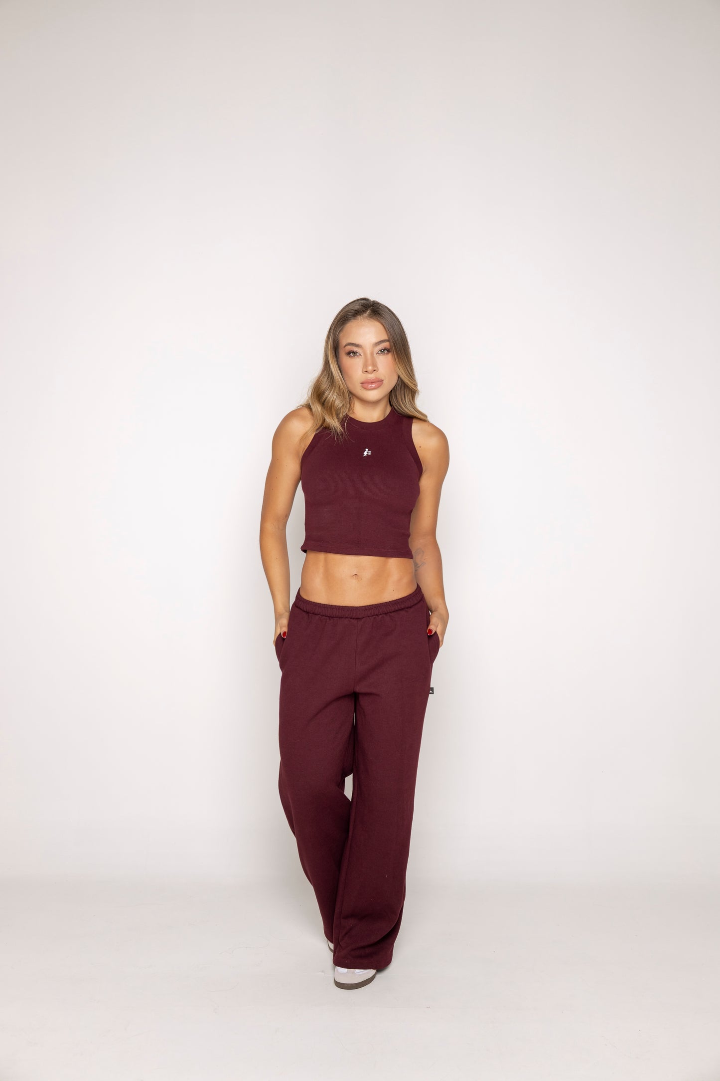 SUDADERA VELVET LOUNGE BURGUNDY