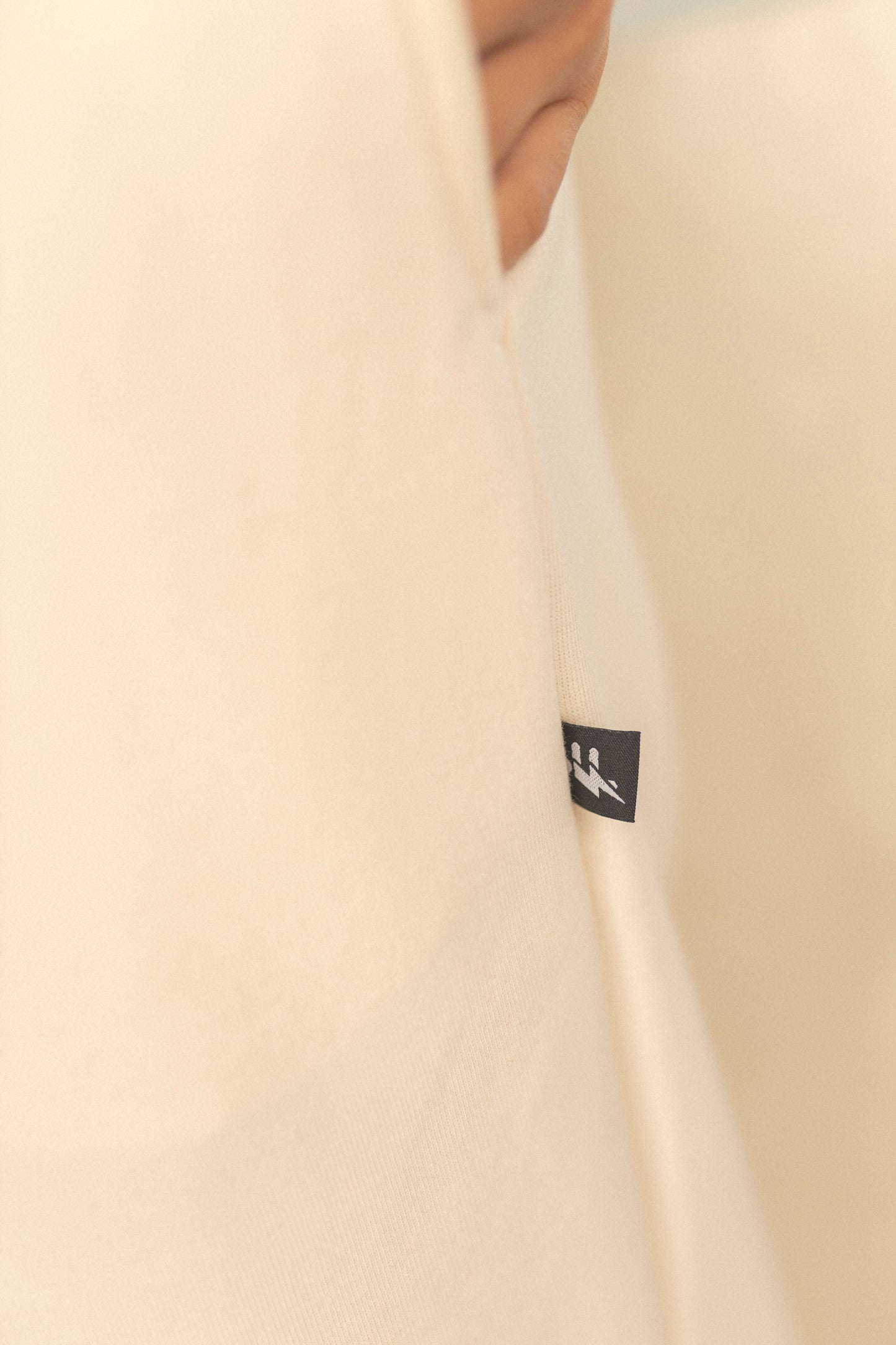 SUDADERA VELVET LOUNGE CREAM