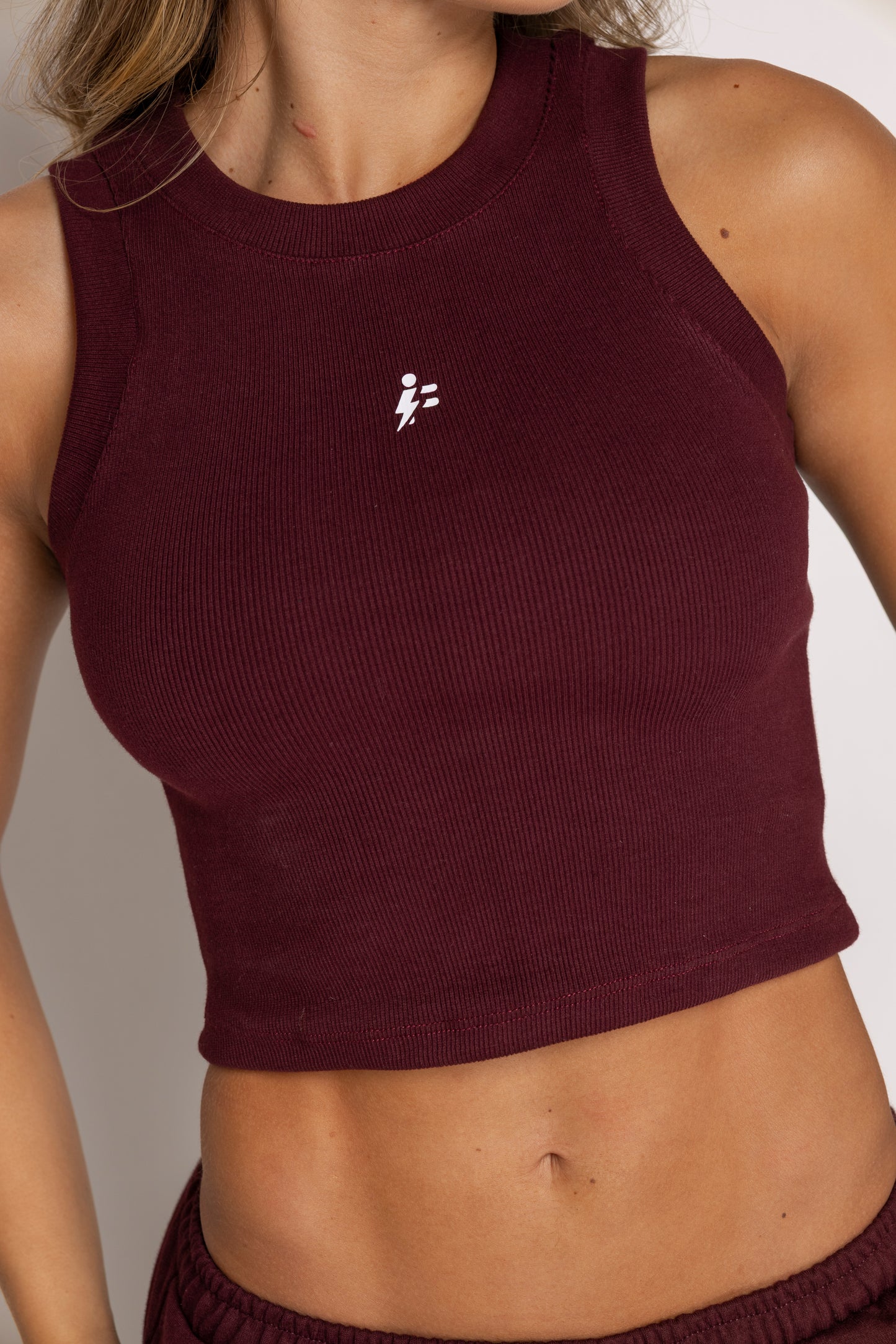 SERENA TANK TOP BURGUNDY