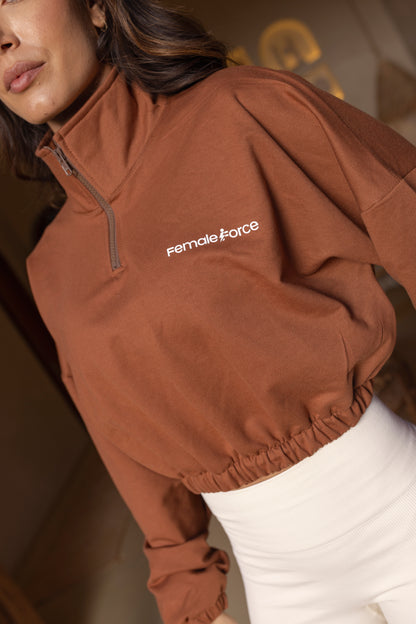BLOOM HOODIE CHOCOLATE