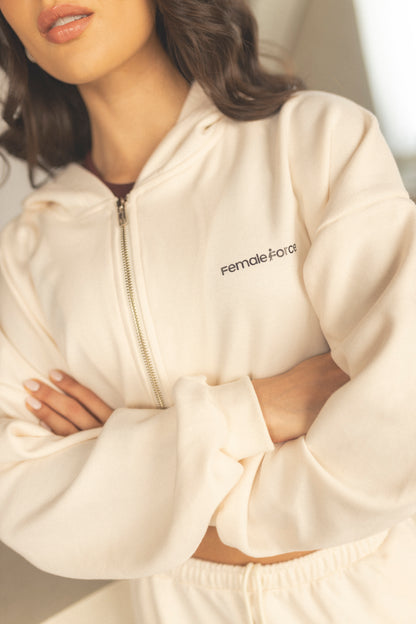 VELVET LOUNGE SET CREAM